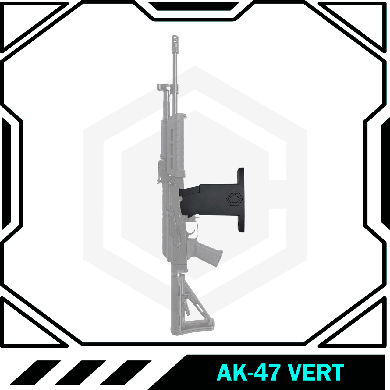 AK-47 VERT  WALL MOUNT