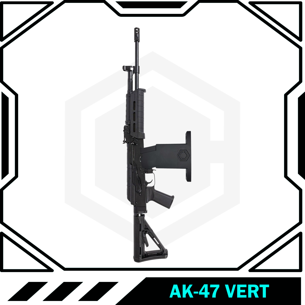 AK-47 VERT  WALL MOUNT