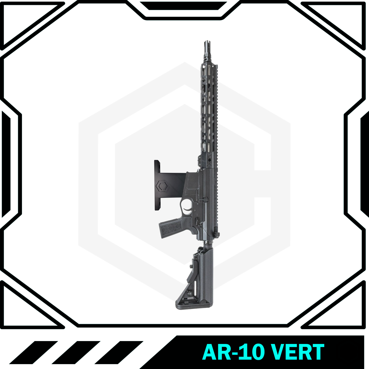 AR-10 VERT WALL MOUNT