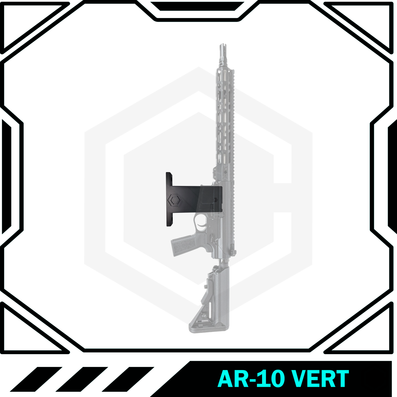 AR-10 VERT WALL MOUNT