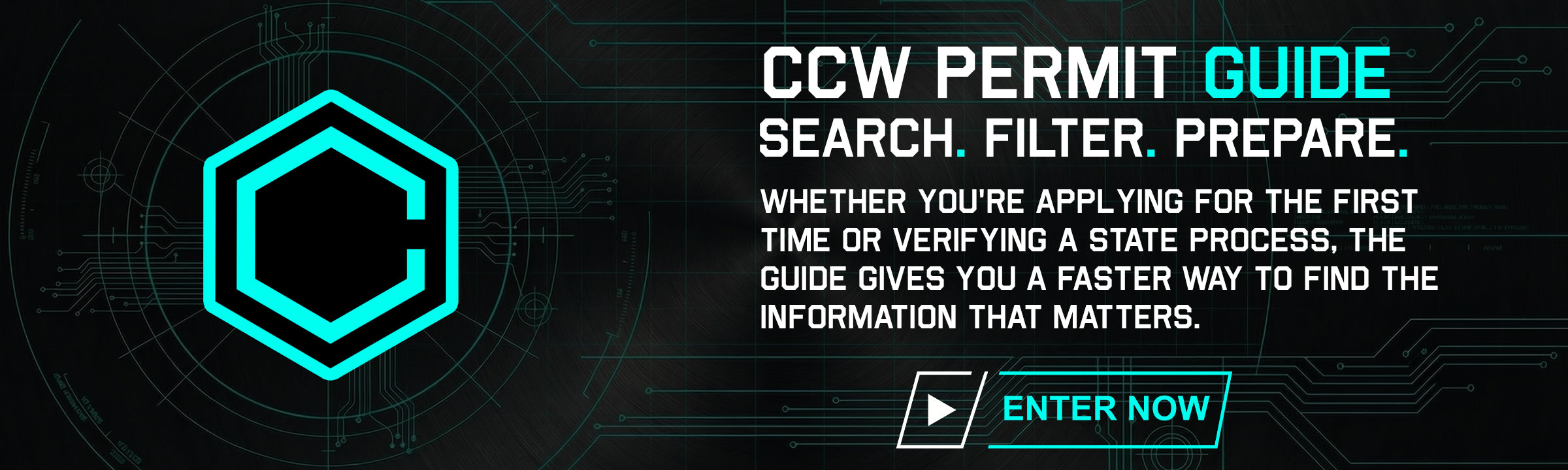 HexCore 50-state CCW permit guide — concealed carry requirements by state